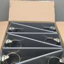 Premium Economy 3-Ring Binder, Spine Label, 3" Round Rings, Gray, 6 Pack