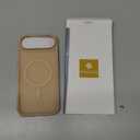 Miracase Magnetic for iPhone 17 Pro Case 6.3" with Screen Protector, [Compatible with MagSafe] Military-Grade Protection, Anti-Fingerprint, Slim Thin Phone Case for 17 Pro Cover, Khaki Gold