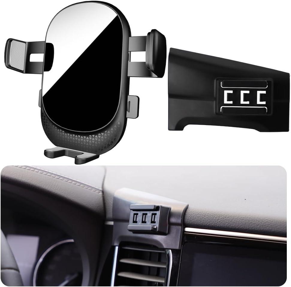 Car Phone Holder for Mitsubishi Outlander Auto Accessories [Only for 2014-2021 Outlander] [Auto Lock Hands Free Cell Phone Mount Car fits for iPhone & All Smartphones]