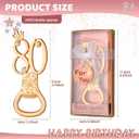 24 boxes of rose gold themed 80th birthday bottle openers favored for 80th anniversary wedding party gifts birthday party souvenirs or party decorations