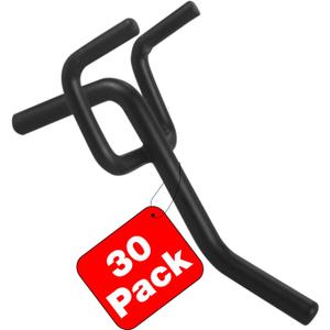 G.CORE Pegboard Hooks Accessories - 30pcs 2inch Metal Peg Board Tool Hangers, Fits 1/8 1/4 Pegs Slots, Pegboard Wall Organizer Shelving Racks, Hanging Display Storage Holders for Garage Craft Office