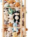 Stuffed Animal Zoo Organizer with Wheels Extra Large Plush Storage Cage, Stuffed Animal Holder & Stuffed Animal Storage for Kids Bedroom and Playroom