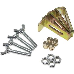 TAODAN 4Set Undermount Sink Clips Sink Brackets Washbasin Fittings for Kitchen Bathroom