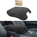 Nilight Center Console Cover Compatible with 2015-2020 Ford F150 2017-2022 F250 F350 F450 PVC Leather Armrest Cover for Car Middle Center Console Pad Car Armrest Box Cover(Bucket Seat Only) -Black