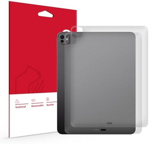 skoko [2 Pack Transparent Matte White Protector Compatible with ipad Pro 13 M5 M4 2025 2024, Easy Installation, Matte Clear Skin/Case-Friendly