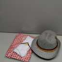 Swiss, German Alpine Bavarian Oktoberfest Felt Hat Cap w/Feathers, Adult, Unisex
