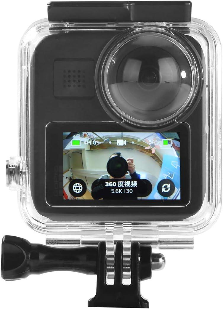 Waterproof Housing Case for Gopro Max Action Camera, Underwater Diving Protective Shell 30M with Bracket Accessories (Not for MAX 360 2025)