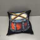 Snare Drum Drumsticks Snare Drummer Percussionist Drumming Throw Pillow (16x16)