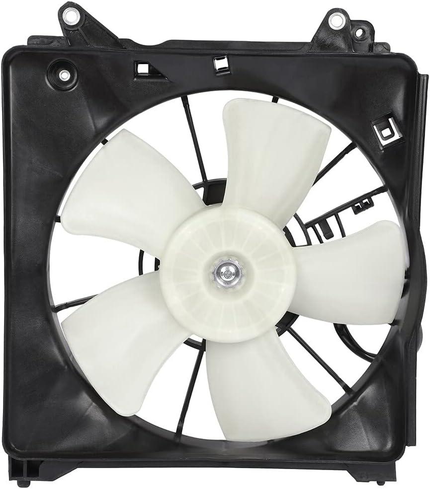SCITOO 621-374 Radiator Cooling Fan Fit for 2015-2017 for Honda for Fit