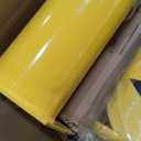 VEVOR Safety Bollard, 48 Inch Height Bollard Post, 5.5 Inch Diameter Steel Pipe Safety Bollard Post, Yellow Steel Bollard, Steel Safety Bollard with 8 Anchor Bolts, Perfect for Traffic-Sensitive Area
