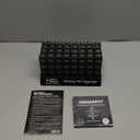 Month Pill Box Organizer - 4 Times-a-Day Morning-Noon-Evening-Night - Large 32 Daily Pill Cases with Compartments for Vitamins, Supplements, Medication -Travel Monthly Pill Organizer, Black