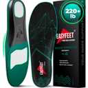220+ lbs Plantar Fasciitis High Arch Support Insoles Men Women  Flat Feet Orthotic Inserts Standing All Day  Work Boot Shoe Insoles  Shoe Sole Flat Foot Heavy Men M