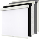 Cordless Blackout Roller Shades Blinds for Windows Free-Stop,Pull Down Room Darkening with Valance,Thermal Insulated Woven Fabric Window Door Blinds for Home,Office,White 60" W x 72" L