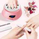 50W Nail Steamer Remover, Professional Bask La Steam Pro Gel Remover, Acetone-proof Gel Nail Polish Remover Machine for Salon and Home