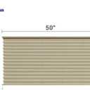 RV Blinds,RV Pleated Shades,RV Window Shades,Camper Blinds,RV Window Blinds for RV Camper Travel Trailers Motorhome's Window 50" W x 24" L Cappuccino