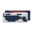 FL ESPORTS CMK98 Wireless Mechanical Keyboard with Number Pad, Tri-Mode Hot Swappable 99 Key Custom Gaming Keyboard, Linear Switches Gasket Creamy Keyboard RGB for Win/ MAC (Blue Red)