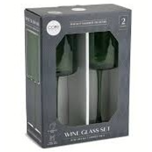 DI Core 2PK 14oz Tinted Liquor lass LT GR