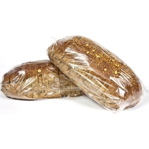 ROYALNA 100ct (8"x4"x18") Large Bread Loaf Packing Bags with Ties, Reusable, Thick Clear Gusseted Grocery Bakery Bags (Large 100ct 8x4x18)
