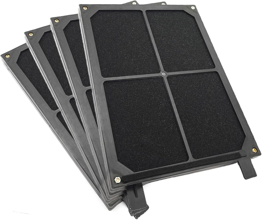 4Pcs Cabin Air Filter Fit for Peterbilt 379 378 384 385 386 Trucks Select Models Replaces 5X010007 CAF24012 P614223 PA5320 49007 AF26449
