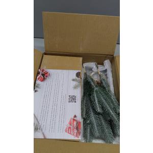 Christmas Centerpieces for Tables, Table Decor with Mason Jar, Flowers Picks, Farmhouse Wood Tray, 23 Pcs Christmas Winter Table Decorations Centerpieces, Xmas Holiday, Kitchen, Dining Decor