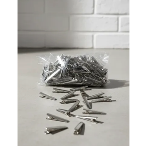 Duck Bill Clips, 30 Pcs Metal Alligator Hair Clips, Crocodile Clips, Rustproof Alligator Curl Clips, Duck Bill Sectioning Clips, Single Prong Teeth Styling Hair Clips, Hair Barrette