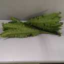 35" Ferns Artificial Bush Plants Large, 2 Artificial Boston Ferns with 39 Fronds for Outdoors Home Decor