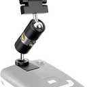 Radar Detector Mount, Rearview Mirror Rod Aluminum Radar Bracket (for Escort Max / Max2/ MAX360 Radar Detector)