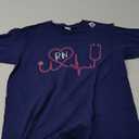 T-shirt Port& Company, Large, Blue