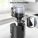 3-in-1 Juicer Machines, Cold Press Juicer 7 Large Chute & 120oz for Whole Vegetables & Fruits, High Juice Yield | Nut Milk | Natural Sorbet, Sliver