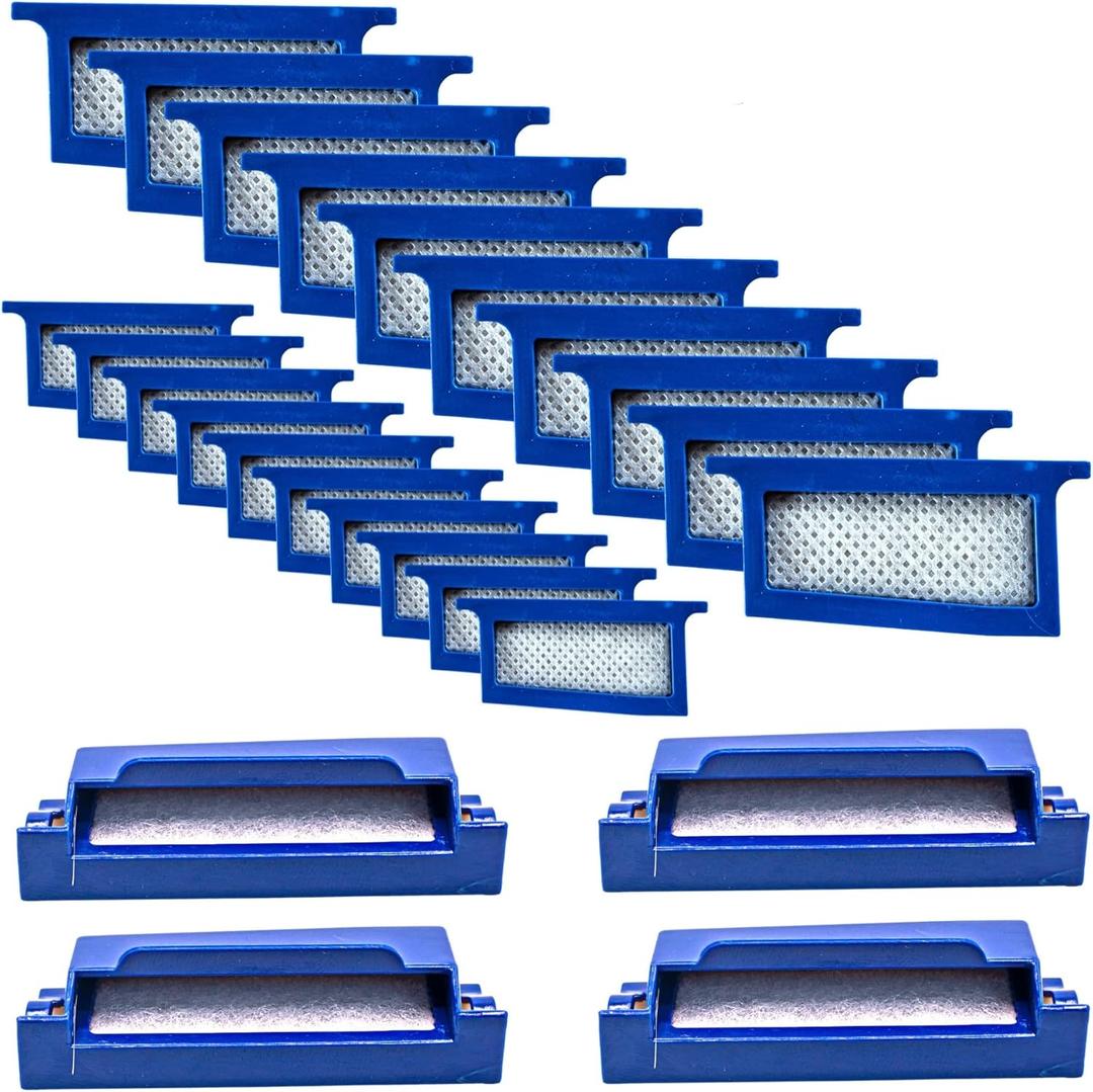 24-Pack Premium CPAP Filters Compatible with Philips Respironics DreamStation 1 | 4 Reusable Foam Pollen & 20 Ultra-Fine Disposable Filters for Clean Airflow