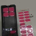 ohora Semi Cured Gel Nail Strips (N It's That Pink) - Works with Any Lamps, Salon-Quality, Long Lasting, Easy to Apply & Remove - Includes 2 Prep Pads, Nail File & Wooden Stick