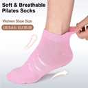 Ultrafun 6 Pairs Grips Non Slip Socks for Women, Anti Skid Yoga Pilates Hospital Gripper Socks (Multicolor-01)