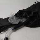 COZIA DESIGN Snorkeling Gear for Adults with Fins - Full Face Snorkel Mask and Swim Fins, 180 Panoramic View Snorkel Mask, Anti Fog and Anti Leak Adult Snorkel Set
(DeepBlack, Mask L - Fins M)