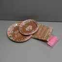 Retirement Party Decorations Rustic Pink Floral Happy Retirement Plates Tableware Women Farewell Party Supplies, Serves 24