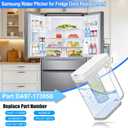 Upgraded DA97-17395B Refrigerator Water Pitcher Compatible with Samsung Water Pitcher for Fridge Door Replacement Leak-Proof Samsung Fridge Reservoir RF28R7351SR RF28R7351SG RF28R6301SR RF22R7351SR