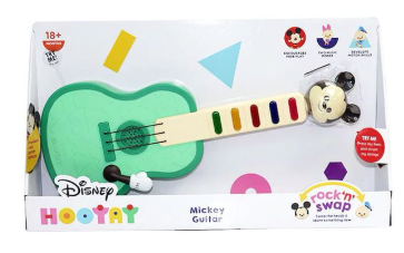 Disney Hooyay Mickey Mouse Rock N Swap Musical Guitar