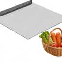 Large Stainless Steel Cutting Board,Suitable for Cutting Meat,Dicing,Vegetables,Fruits,Bread and Baking.ItIsConvenienttoClean,EasytoStoreandCan Be Washed in a Dishwasher (15.7 * 19.6in/40 * 50cm)