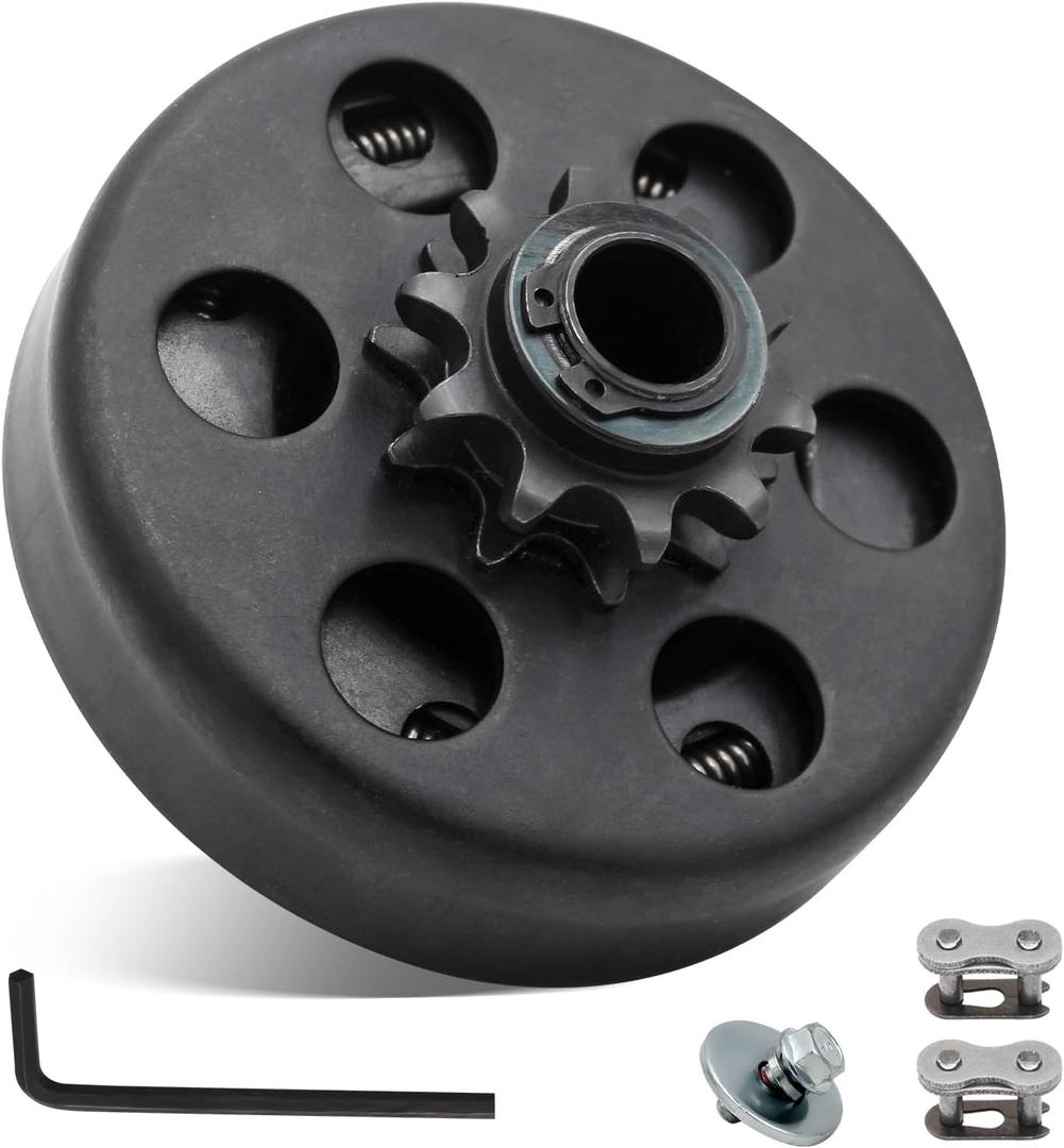 Mini Bike Go Kart Clutch 5/8'' Bore 10 Tooth Clutch for #40/41/420 Chain, Predator 212cc 196cc 10T Centrifugal Clutch Works with 2-6.5hp GX160 GX140 GX200 Engine