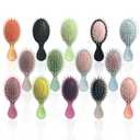 14 Pieces Mini Wet Hair Brush Bulk Small Pocket Hair Brush Set Travel Detangler Hair Brush Mini Soft Bristles Detangling Brush for Most Hair Type Wet Dry Hair, Multicolor