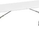 Elevon Folding Table, 6 Feet Heavy Duty Fold-in-Half Utility Table Indoor Outdoor for Camping, Picnic, Party