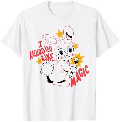 I Heard You Like Magic Funny Rabbit T-Shirt, L