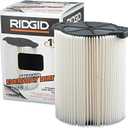 RIDGID VF4000 Standard Filter for Wet/Dry Vac