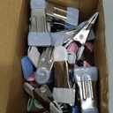 Clothes Pins Heavy Duty 30 Pack, 2.17 Inch Metal Chip Clips, Clothespins for Photo Drying Clothesline Laundry Sock, Bag Clips for Food Kitchen Stainless Steel with Rubber, 6 Colors