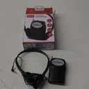 GPX® Portable AM/FM Radio with Wired Headphones, Black, R116B