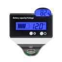 Golf Cart Battery Voltage Meter with Bracket, DC 12V 24V 36V 48V 60V 72V 84V Car Motorcycle Battery Capacity Indicator Monitor Gauge Digital Voltmeter Blue Testers for Acid&Lithium ion Meters