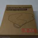 Electric Heated Blanket Full Size 72"x84", Soft Flannel with Overheat Protection, 6 Adjustable Heat Settings & 10-Hour Auto-Off Timer, Fast Heating for Winter Comfort, Dark Purple