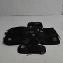 4/6 Set Compression Packing Cubes with lable for Travel, Expandable Packing Organizers, Carry On Luggage Suitcase Organizer Bags