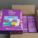 Poise Ultra Thin Incontinence Pads & Postpartum Pads for Bladder Leaks, 3 Drop Light Absorbency, Regular Length, 144 Count
