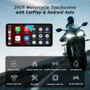 6-Inch Motorcycle Smart Display  Wireless CarPlay & Android Auto | Bluetooth Voice Control | IP67 Waterproof | HD Touchscreen | Easy Install | Fits Most Bikes | OTA Updates