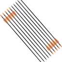 Fiberglass Practice Arrows Archery 24 26 28 30Inch Target Shooting Safetyglass Recurve Bows Suitable for Youth Children Woman Beginner
